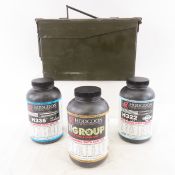 31b Hodgson rifle powder, H335, H322, TITE GROUP