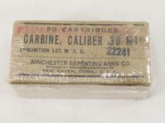 Ammunition 50 rounds Winchester 30 carbine M1
