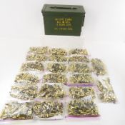 2000 rounds 9mm brass only in ammunition can