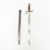 WWII Japanese type 30 bayonet with scabbard