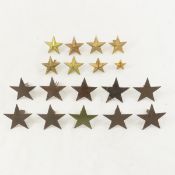 Japanese army visor cap & helmet stars