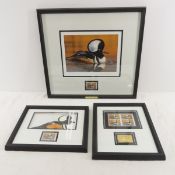 2000 DU Stamp Medallion, Decoy & Print Set