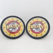 2 Daisy Air Rifle Clocks 2007 Red Ryder Logo