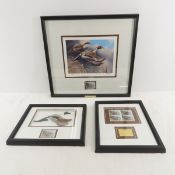 1999 DU Stamp Medallion, Decoy & Print Set