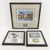 2002 DU Stamp Medallion, Decoy & Print Set