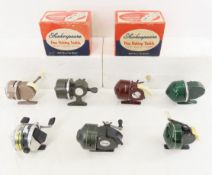 9 Fishing Reels, 2 with boxes