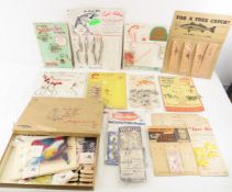 Vintage Fishing Lure store displays with lures