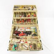 Plano Tackle box filled with lures and gear