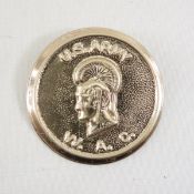 WWII US Army WAC women's army corps pin badge