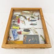 Wood Shadow Box with Lures