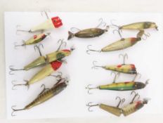 11 Vintage Fishing Lures CCB Co
