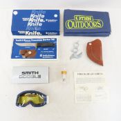 Knives, goggles & other outdoor items