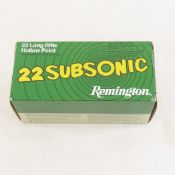 Ammunition 500 rounds Remington 22lr Subsonic