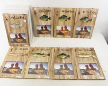 8 Fishing related picture frames