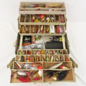 Large tackle box filled with lures & gear