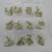 72 1950's & 60's Gold Tone Cap Gun Bullets