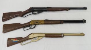 3 Daisy Lever Action Air Rifles- Model 90, 94, 104