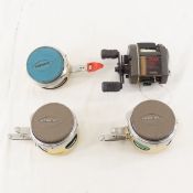 3 Perrine automatic fly reels, 2 No 80 & 1 No 81