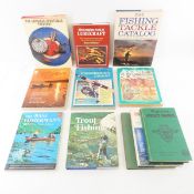 Vintage fishing books and magazines