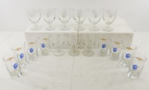 NAS Twin Cities US Navy Wing Drinking Glasses