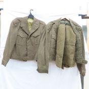 2 vintage Ike jackets & a pair of pants