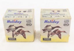 Ammunition 2 boxes Holiday, Terry Redlin 20ga