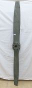 Vintage military rear helicopter blade