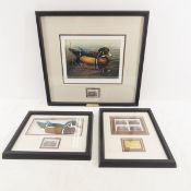 2001 DU Stamp Medallion, Decoy & Print Set
