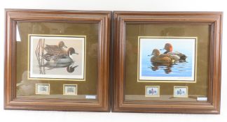 1982 MN & 1983 Federal Duck Stamp Prints Framed