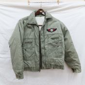 Vintage jacket with thunder bolt insignia