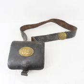 Large Civil War ammunition pouch