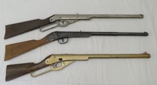 3 Daisy Lever Action Air Rifles, Model 100,102,104