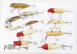 12 Vintage Fishing Lures South Bend & more
