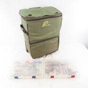 Packed Plano Travel Tackle Box, Old Lures & Reels