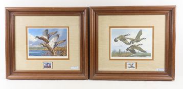 1984 Maine FOS & Oregon FOS Duck Stamp Prints
