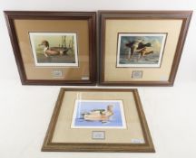 1984 50th, 1999 & 2001 Federal Duck Stamp Prints