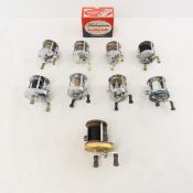 10 Vintage Fishing Reels, Shakespeare & more