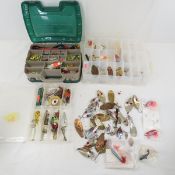 Vintage & modern spinning lures & other tackle