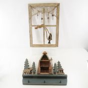 2 fishing related decor items