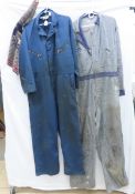 2 vintage coveralls, Johnson Uniform Co & Dickie
