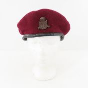 Canadian Parachute Corps beret with insignia