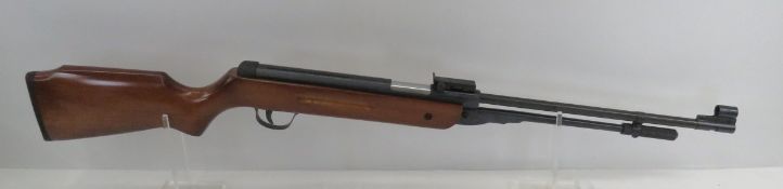 Unmarked Single-Shot Pump Air Rifle, BB & Pellet