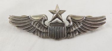 WWII USAAF Sr Pilot Wings- Sterling