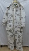 Cabela's 3XL White Camo Snow Suit with Hood