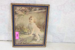 Antique Framed Home of the Bluebird Print