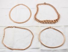 4 Bronze Milor Italy Necklaces