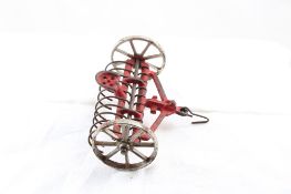 Arcade Hay Dump Rake Nickel Plated Wheels