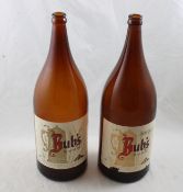 2 Bub's Picnic Beer Bottles Winona, Minnesota