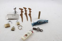Nude Letter Openers, Buckle, Padlocks, Skate Key