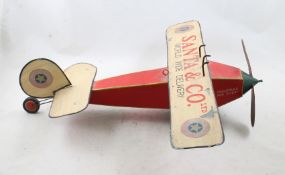 Santa & Co. LTD Metal Airplane